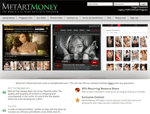 Tablet Screenshot of metartmoney.com
